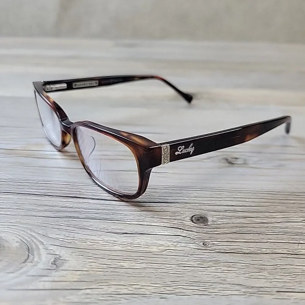 Lucky Brand Eyeglasses FRAMES ONLY‎ BOARDWALK 50-17 140 BROWN